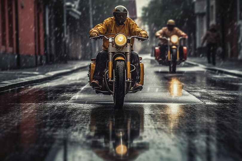 conducir moto bajo la lluvia consejos para una experiencia segura