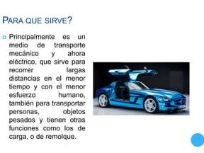 el significado del auto para el ser humano un analisis